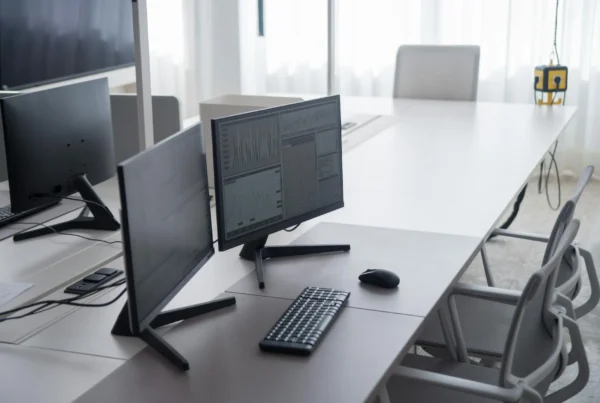 Monitor biurowy z filtrem prywatyzującym NoLook